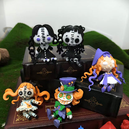 3D Printed Halloween Horror Doll Alice Clown Articulated Toy Figure Series