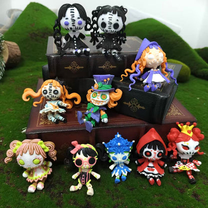 3D Printed Halloween Horror Doll Alice Clown Articulated Toy Figure Series