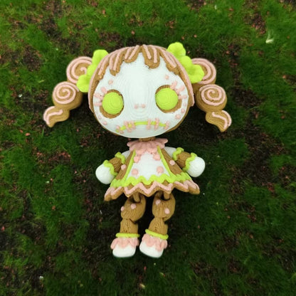 3D Printed Halloween Horror Doll Alice Clown Articulated Toy Figure Series