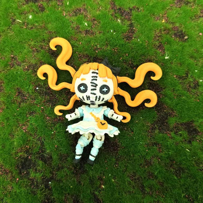 3D Printed Halloween Horror Doll Alice Clown Articulated Toy Figure Series