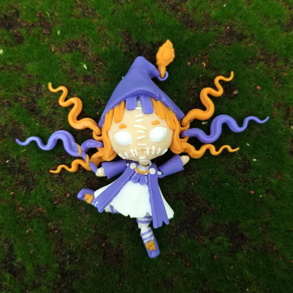 3D Printed Halloween Horror Doll Alice Clown Articulated Toy Figure Series